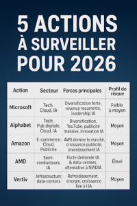 Investir en 2026 les valeurs sûres