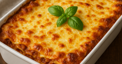 LASAGNES MAISON – RECETTE DU CHEF