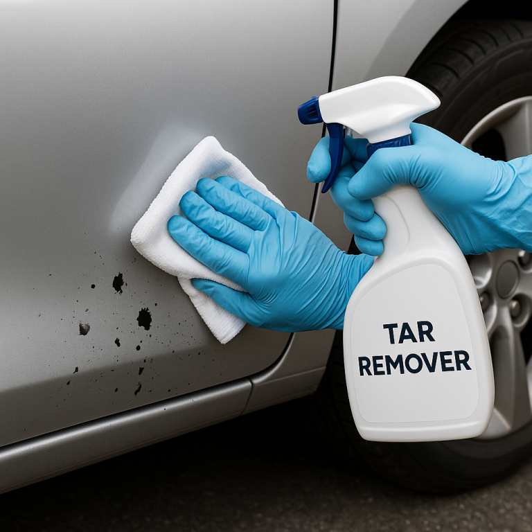 Retirer le goudron d’une voiture