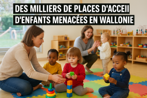 Wallonie un quart des places d’accueil d’enfants