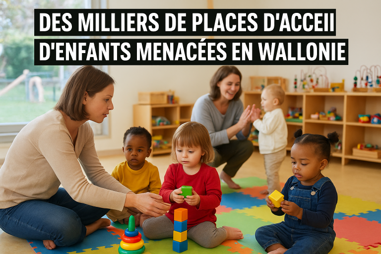 Wallonie un quart des places d’accueil d’enfants