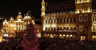 Le sapin de Noël sur la Grand-Place de Bruxelles