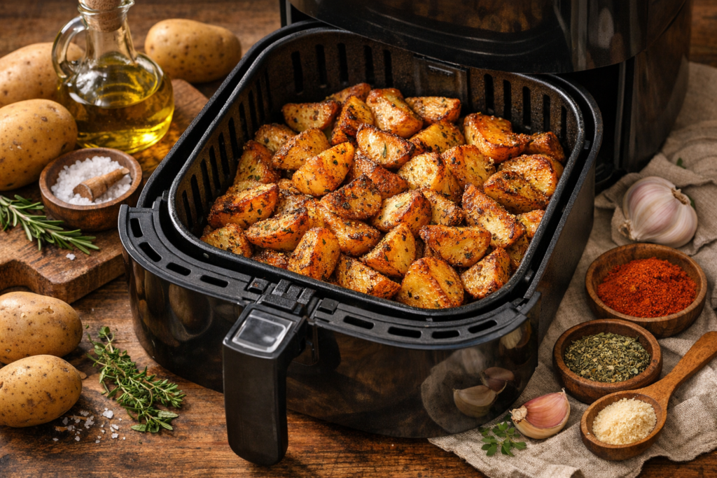 Airfryer les pommes de terre les plus croustillantes façon grand mère