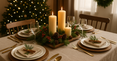 Comment décorer sa table de Noël