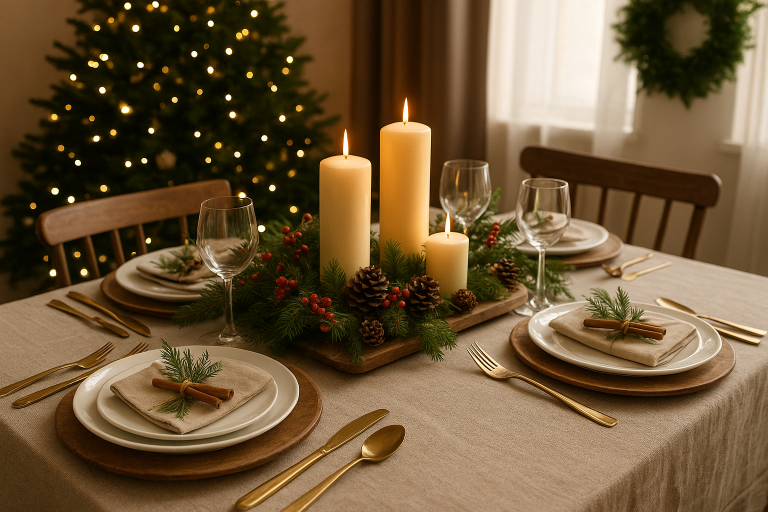 Comment décorer sa table de Noël