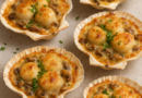 Coquilles Saint-Jacques gratinées façon grand chef (pour 8 personnes)