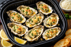 Huîtres gratinées à l’Airfryer
