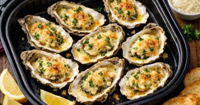 Huîtres gratinées à l’Airfryer