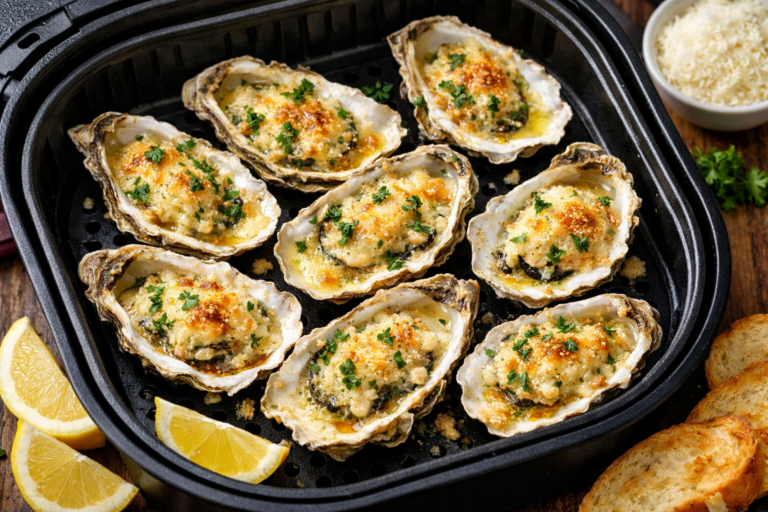 Huîtres gratinées à l’Airfryer