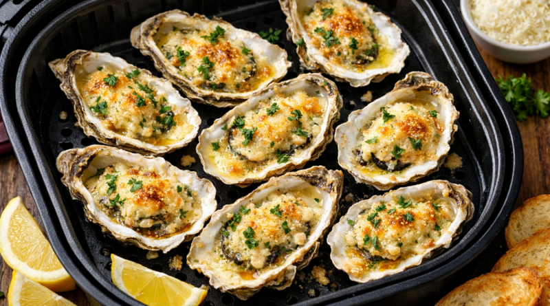Huîtres gratinées à l’Airfryer