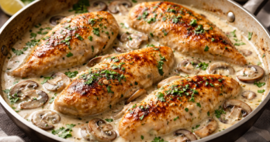Poulet crémeux et savoureux : la recette facile et ultra-populaire à essayer absolumen