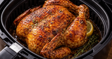 Poulet rôti à l’Airfryer le secret des chefs pour une peau croustillante