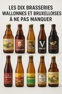 dix brasseries wallonnes et bruxelloises
