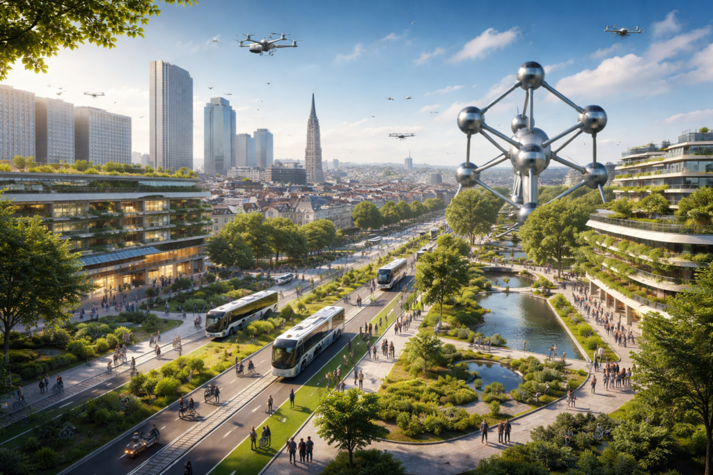 Bruxelles 2050 une ville davenir eco friendly