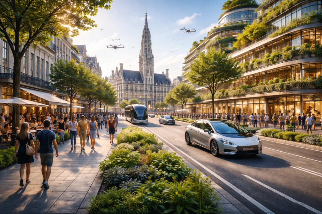 Bruxelles futuriste en