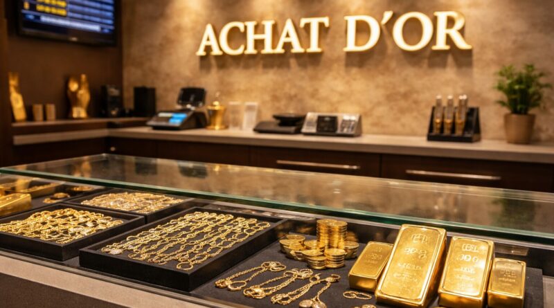 Comptoir dachat dor elegant