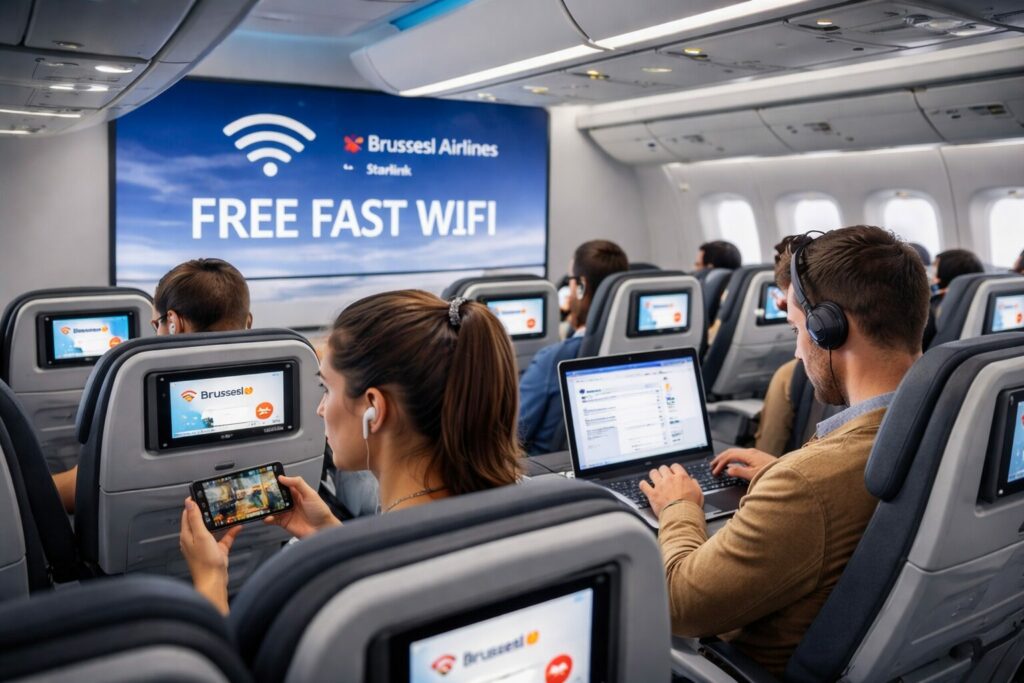 Connexion rapide en vol gratuite