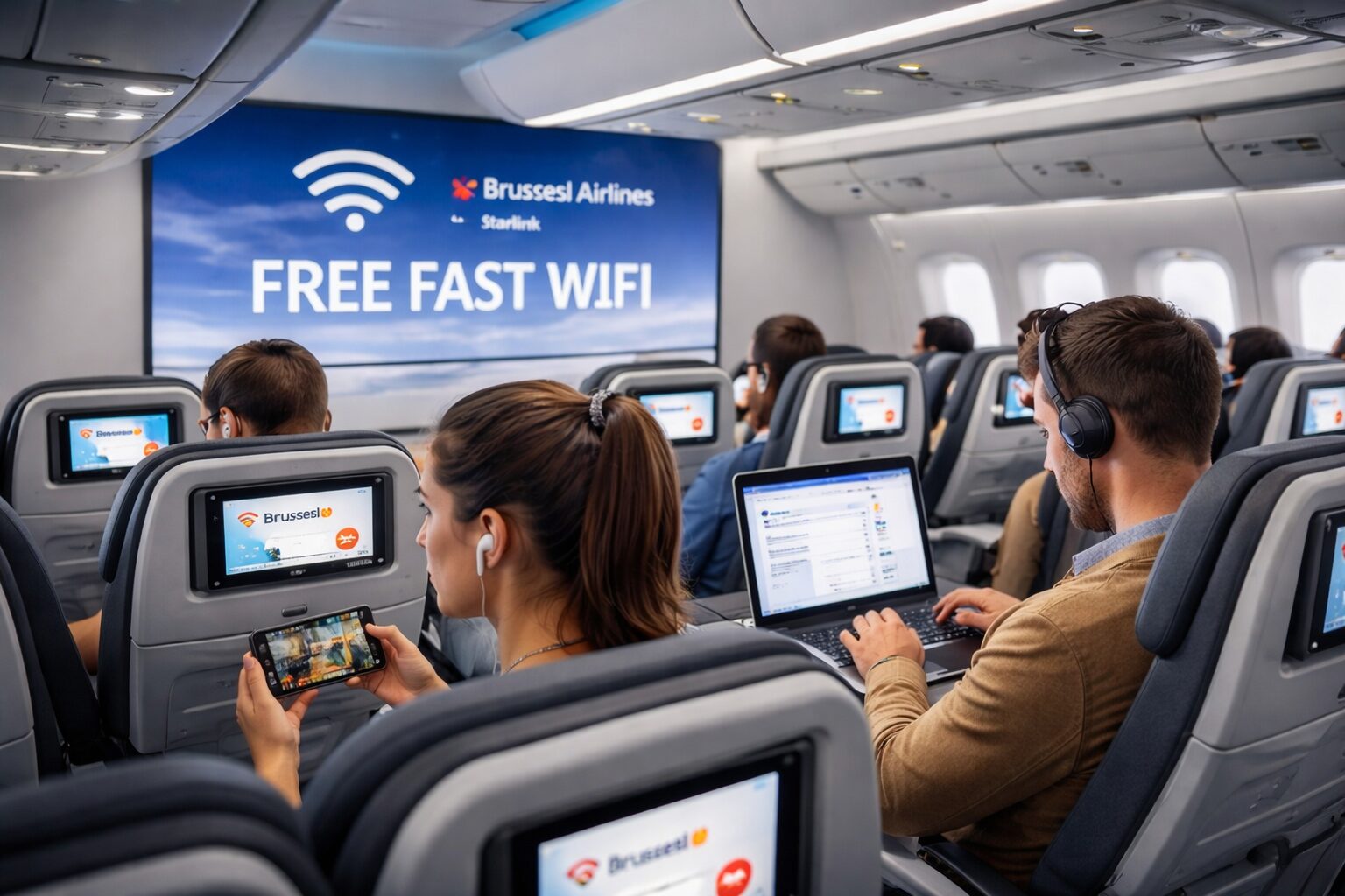 Connexion rapide en vol gratuite