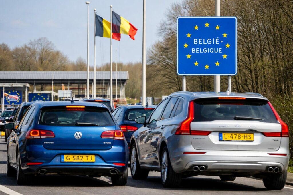 Controle frontalier entre les Pays Bas et la Belgique
