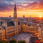 Coucher de soleil sur Bruxelles