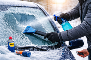 Degivrer un matin dhiver froid