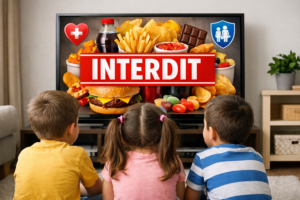 Enfants face à un écran INTERDIT