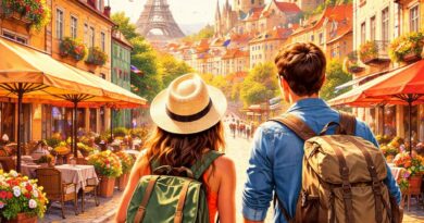 Exploration ensoleillée dans une ville européenne