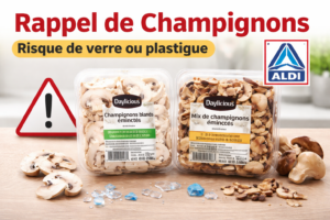 Rappel de produit champignons eminces