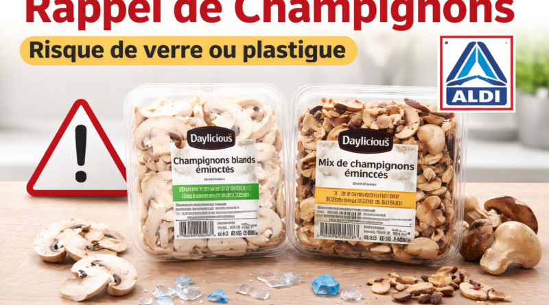 Rappel de produit champignons eminces