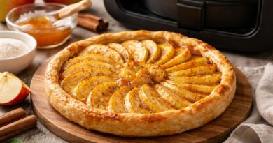 Tarte aux pommes cuite a lairfryer