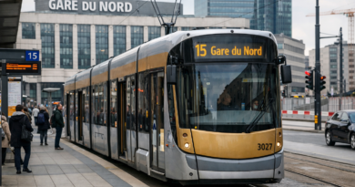 Tram 15 a la Gare du Nord