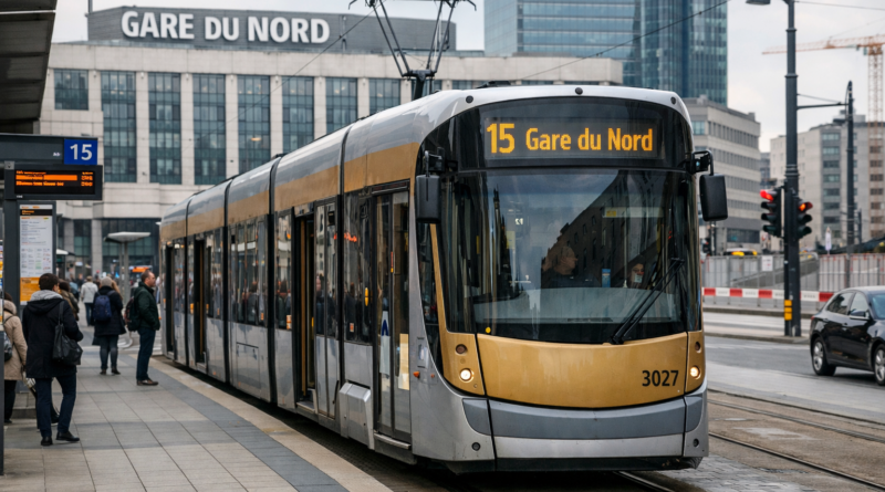 Tram 15 a la Gare du Nord