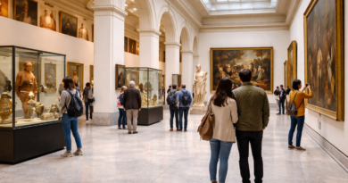 Visite d'un musée d'art classique