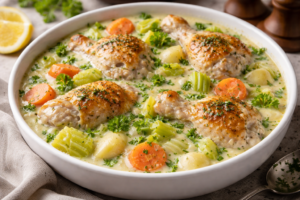 Waterzooi de poulet belge crémeux