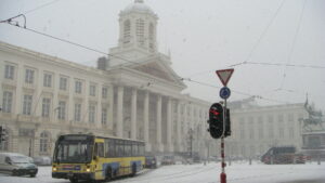 Bruxelles sous la neige