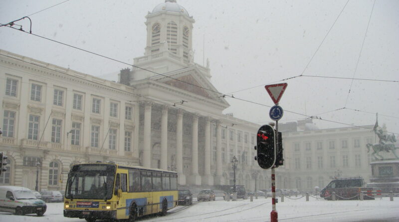 Bruxelles sous la neige