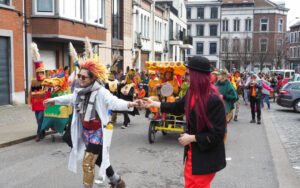 Carnaval du nord dans le quartier st leonard a liege
