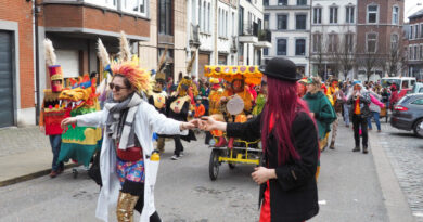 Carnaval du nord dans le quartier st leonard a liege