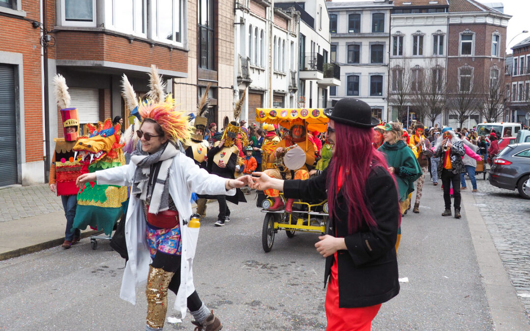 Carnaval du nord dans le quartier st leonard a liege