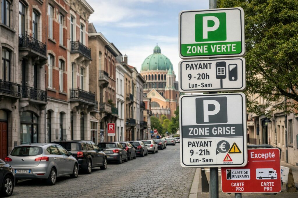 Le stationnement transforme des fevrier