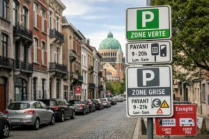 Le stationnement transforme des fevrier