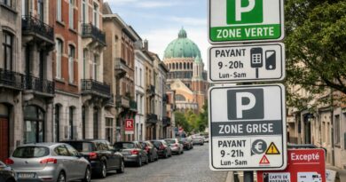 Le stationnement transforme des fevrier