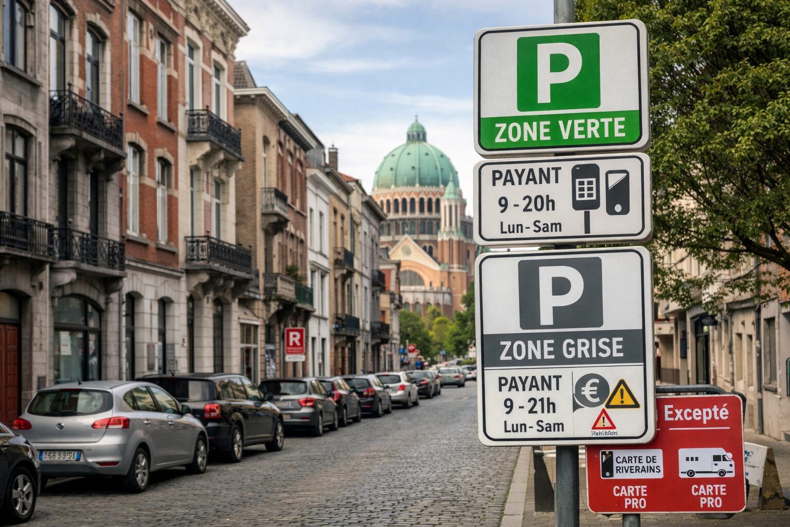 Le stationnement transforme des fevrier