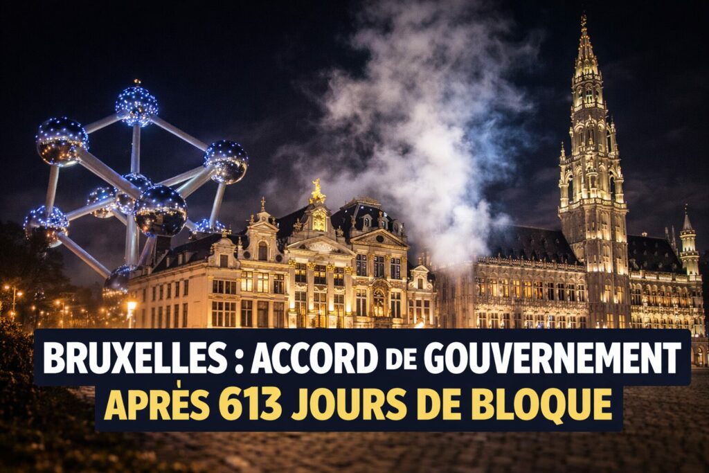 Accord politique a Bruxelles la nuit