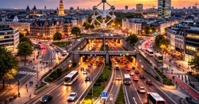 Bruxelles avec ses tunnels