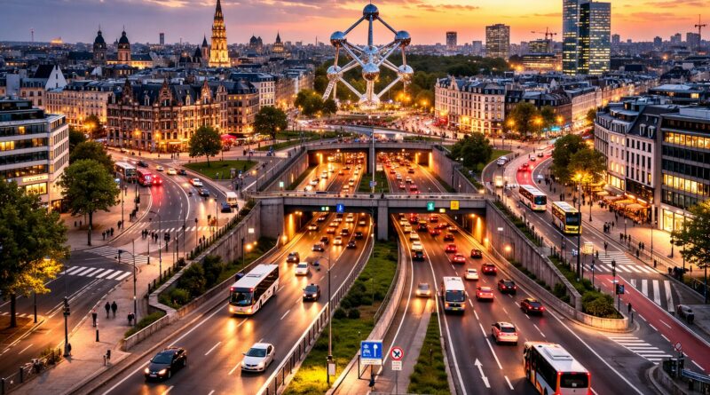 Bruxelles avec ses tunnels