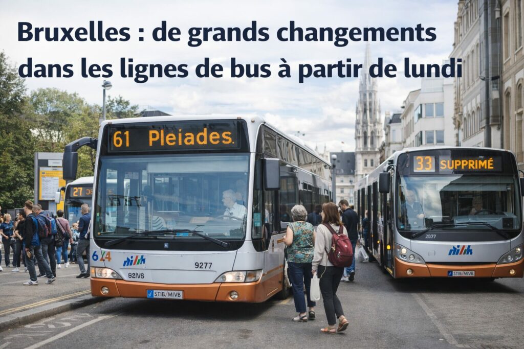 Bus a larret a Bruxelles