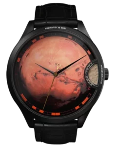 Une montre avec de l’authentique poudre de météorite martienne