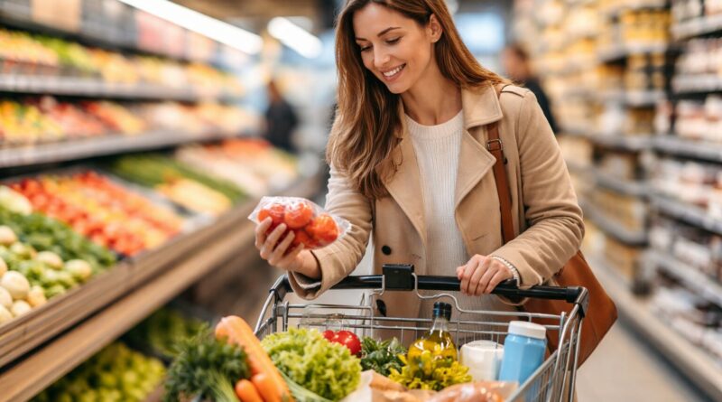 Faire des courses avec le sourire