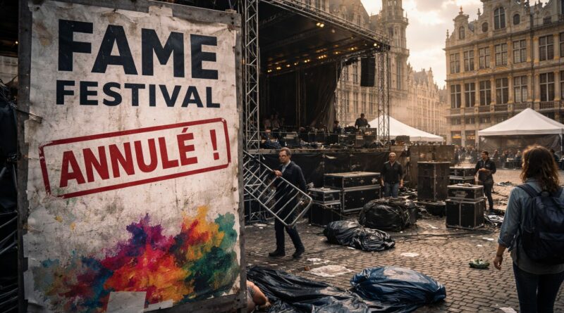 Fete annulee sur la Grand Place